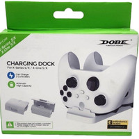 خرید پایه شارژر Dobe با دو عدد باتری قابل شارژ برای کنترلر ایکس باکس - سفید